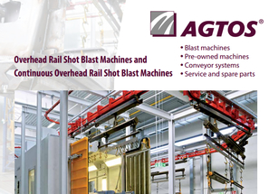 Overhead Rail Shot Blast Machines and  Continuous Overhead Rail Shot Blast Machines