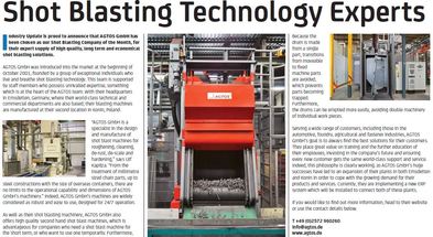 Shot Blasting Technology Experts