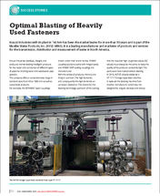 Optimal Blasting of Heavily Used Fasteners